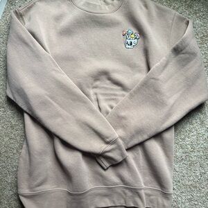 Eighty Eight Tan Fleece Sweatshirt